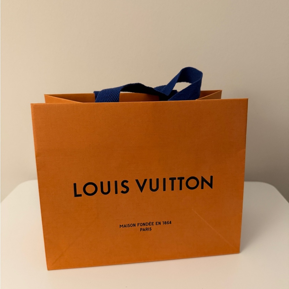 Louis Vuitton Orange Shopping Bag